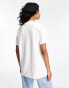 ASOS DESIGN oversized t-shirt with dolphin graphic in white