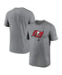 Men's Heather Charcoal Tampa Bay Buccaneers Legend Logo Performance T-shirt