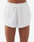 Juniors' Carla Cotton High-Rise Pull-On Shorts