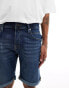 Jack & Jones denim short in dark blue