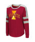 Women's Crimson Iowa State Cyclones Trey Dolman Long Sleeve T-shirt