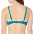 Catalina 293487 Womens Twist Front Underwire Bikini Top, Blue, X-Small US