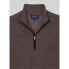 HACKETT Merino Half Zip Sweater