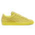 Puma Suede Love Marathon Lace Up Mens Yellow Sneakers Casual Shoes 39583003