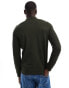 Farah blanes long sleeve polo in green