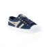 Gola Coaster CLA561 Womens Blue Canvas Lace Up Lifestyle Sneakers Shoes 10