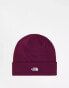 The North Face Norm beanie in burgundy