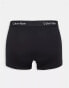 Calvin Klein CK 96 3 pack cotton trunks in black