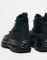 Converse Run Star Hike Hi trainers with hiking detail in triple black