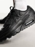 Nike Air Max 90 LTR trainers in triple black