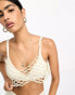 Never Fully Dressed Bridal embellished pearl bralet