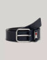 Tommy Jeans Leather Plaque Belt in Blue