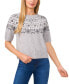 Women's Short-Sleeve Fair Isle Sweater