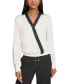 Women's Faux-Wrap Top