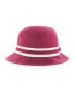 Men's Burgundy Washington Commanders Striped Bucket Hat