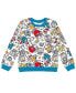 Little Boys Sonic the Hedgehog Tails Knuckles French Terry Sweatshirt and Jogger Pants Set to