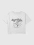 Kids Runnin Wild Horse Graphic Boxy Crop Tee