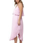 Maternity Nursing Slip Satin Dress