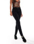 Morgan high waisted skinny jeans in black