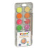 PRIMO Watercolor 8 metal colors + 4 neon colors with brush and mixing palette in plastic case