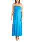 Strapless Empire Waist Maxi Dress