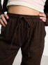 Cotton:On utility wide leg pants in brown