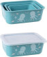 Stoneline Stoneline | Awave Set of storage box | 21941 | Storage box | 3 pc(s) | Dishwasher proof | Turquoise