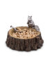 Designs Aluminum Standing Squirrel on Log Nut Bowl