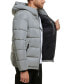 Men's High Shine Hooded Puffer Jacket