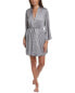 Flora Nikrooz Solid Luxe Woven Wrap Robe Women's