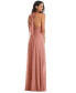 Women's High Neck Halter Backless Maxi Dress