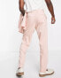 Viggo valle relaxed wide suit trouser in peach