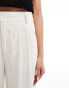 Stradivarius linen look culotte in natural