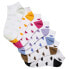 URBAN CLASSICS Recycled Yarn Heart Sneaker short socks 7 pairs