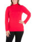 Women's Plus Size Classic Turtleneck Top