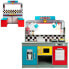 WOOMAX Wooden Kitchenette And Retro Wooden Toy Kitchen