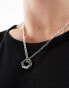 Icon Brand hex pendant necklace in silver