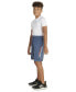 Big Boys AEROREADY Elastic-Waistband Graphic 3-Stripe Shorts