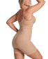 Women's Strapless Sculpting Step-in Body Shaper with Short Bottom