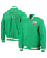 Men's Boston Celtics Kelly Green Hardwood Classics 75th Anniversary Authentic Warmup Full-Snap Jacket