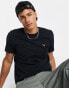 Gant original logo t-shirt in black