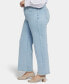 Plus Size Teresa Wide Leg Ankle Fray Hem Jeans