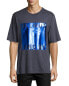 Helmut Lang Box-Fit Film-Print Logo T-Shirt size L 150709