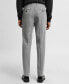 Men's Stretch Fabric Super Slim-Fit Suit Pants