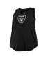 Women's Black Las Vegas Raiders Plus Size Tank Top