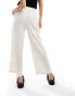 Stradivarius linen look culotte in natural