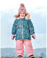 Baby Girls Baby Two Piece Baby Snowsuit Silver Pink Printed Woodland Animals - Infant|Toddler