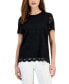 Women's Lace Short-Sleeve Top