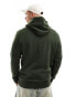 Jack & Jones script logo hoodie in khaki