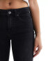 ONLY Blush mid waist skinny jeans in black